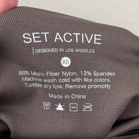 SET Active Sculptflex Power High Rise Leggings Pepper XS - Picture 4 of 10